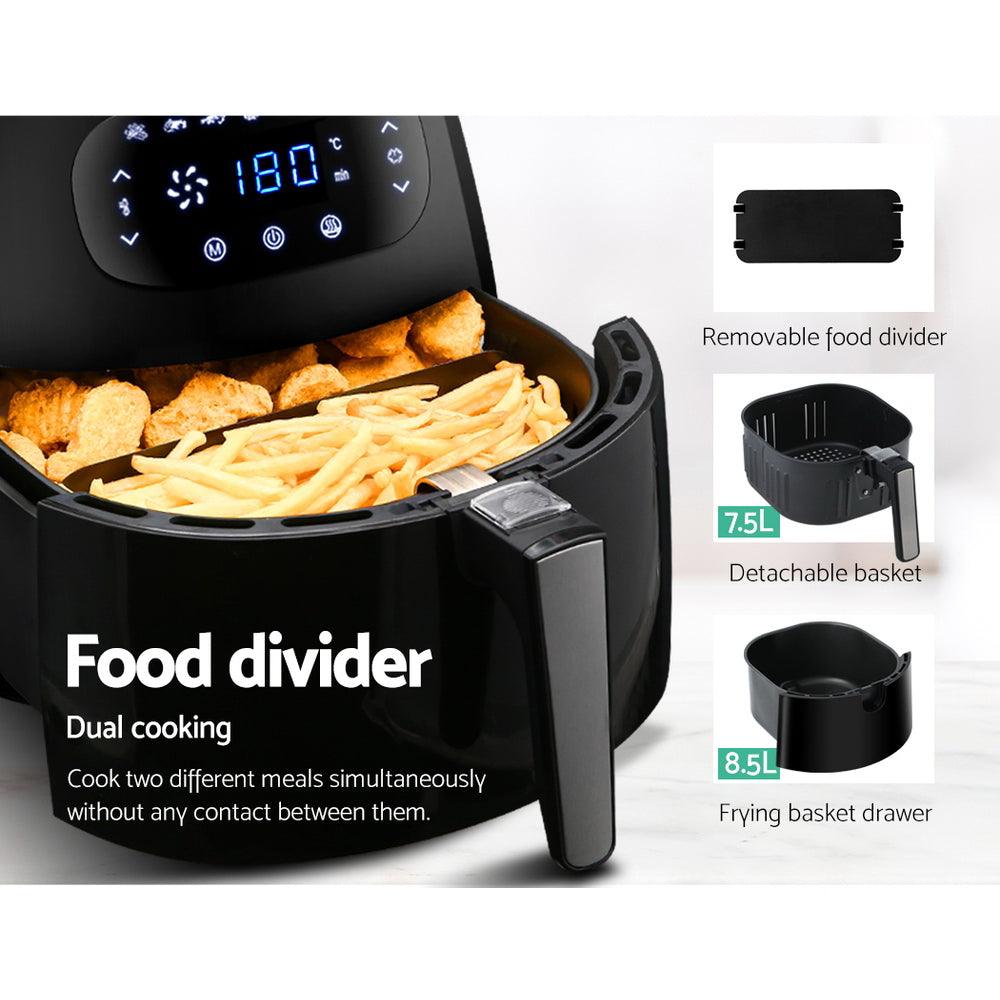 Buy Devanti Air Fryer 8.5L LCD Fryers discounted | Products On Sale Australia