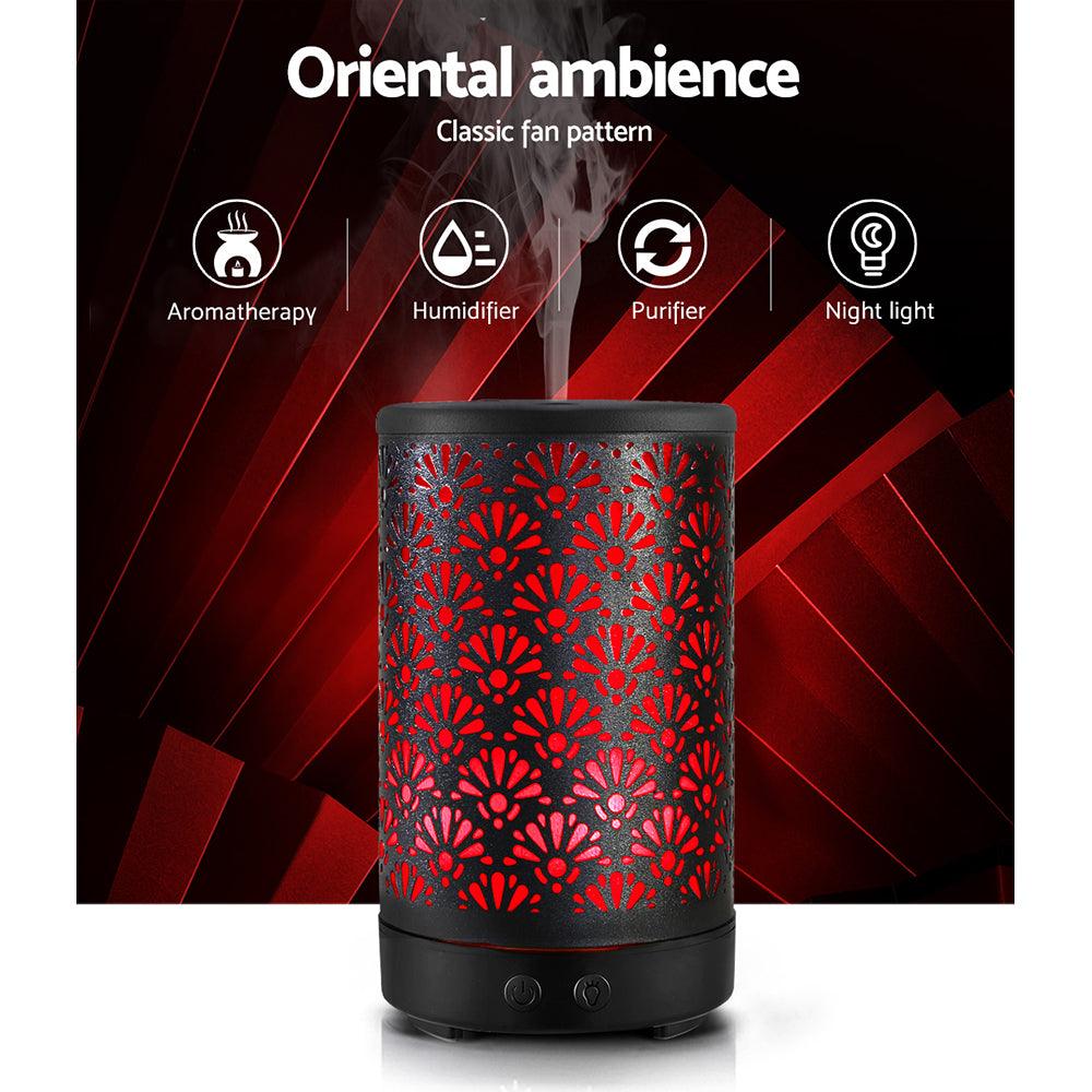 Buy Devanti Aroma Diffuser Aromatherapy Black 100ml discounted | Products On Sale Australia