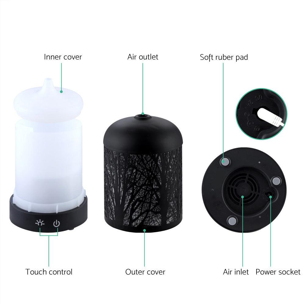 Buy Devanti Aroma Diffuser Aromatherapy Black 160ml discounted | Products On Sale Australia