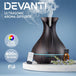 Buy Devanti Aroma Diffuser Aromatherapy Dark Wood 400ml discounted | Products On Sale Australia