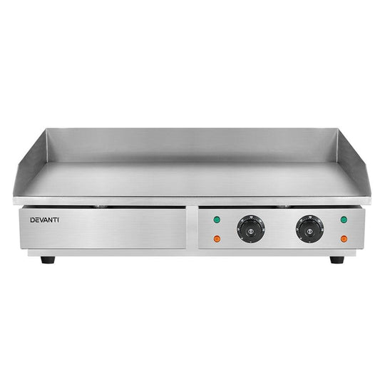 Buy Devanti Commercial Electric Griddle 73cm BBQ Grill Plate 4400W discounted | Products On Sale Australia