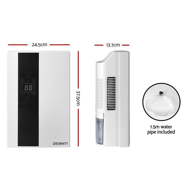 Buy Devanti Dehumidifier 2L Air Purifier White discounted | Products On Sale Australia