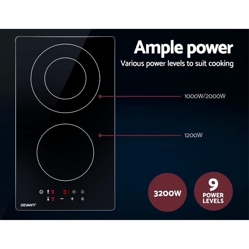 Buy Devanti Electric Ceramic Cooktop 30cm discounted | Products On Sale Australia