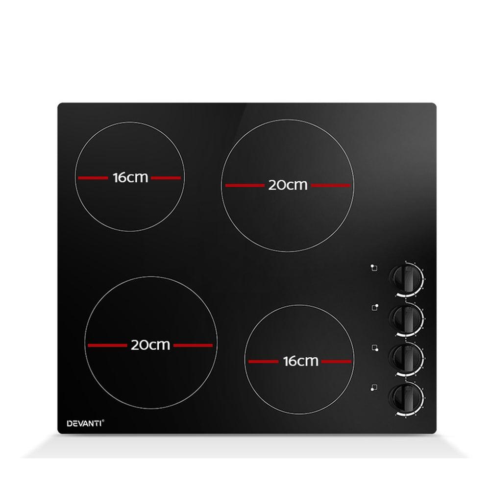 Buy Devanti Electric Ceramic Cooktop 60cm discounted | Products On Sale Australia