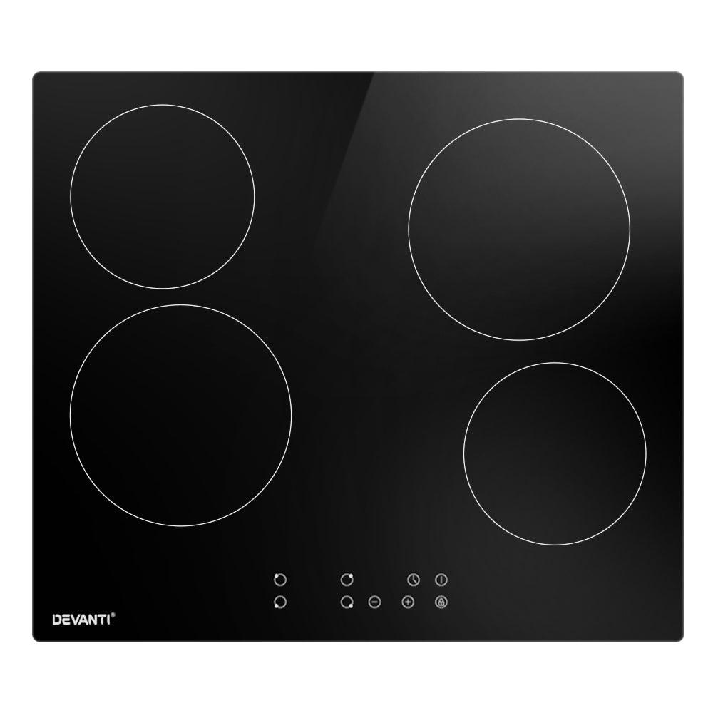 Buy Devanti Electric Ceramic Cooktop 60cm Touch Control discounted | Products On Sale Australia