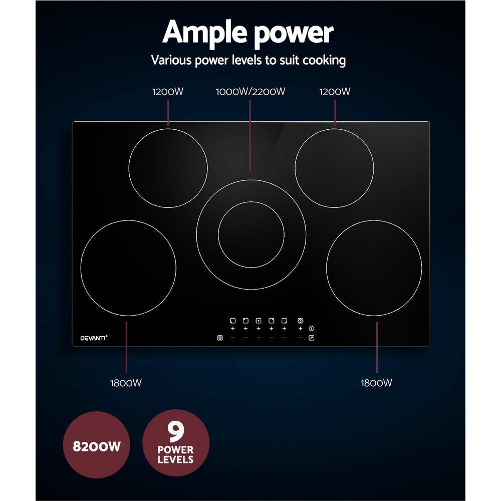 Buy Devanti Electric Ceramic Cooktop 90cm discounted | Products On Sale Australia