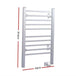 Buy Devanti Electric Heated Towel Rail Rack 10 Bars Freestanding Clothes Dry Warmer discounted | Products On Sale Australia