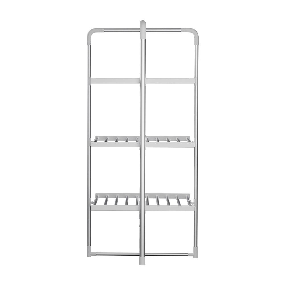 Buy Devanti Electric Heated Towel Rail Rack 30 Bars Foldable Clothes Dry Warmer discounted | Products On Sale Australia