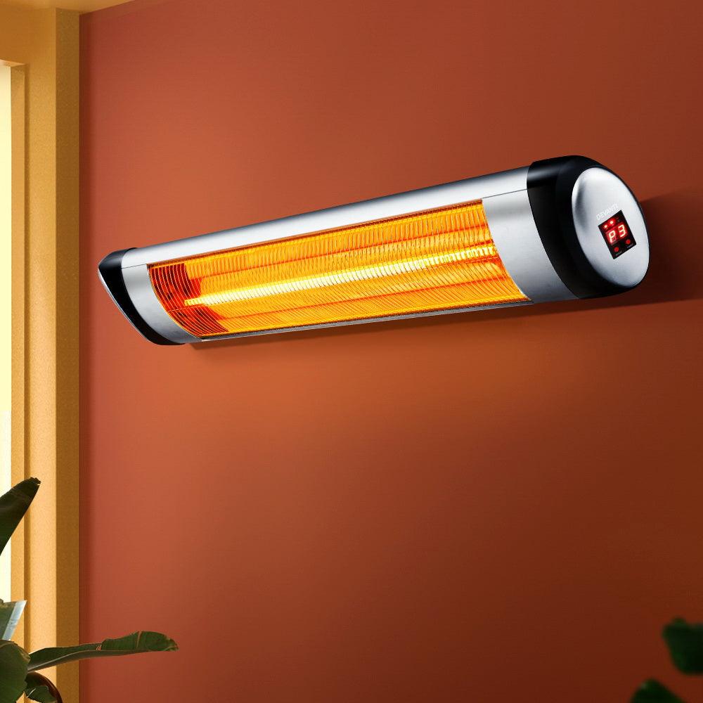 Buy Devanti Electric Strip Heater Radiant Heaters 1500W discounted | Products On Sale Australia