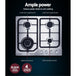 Buy Devanti Gas Cooktop 60cm 4 Burner Silvir discounted | Products On Sale Australia