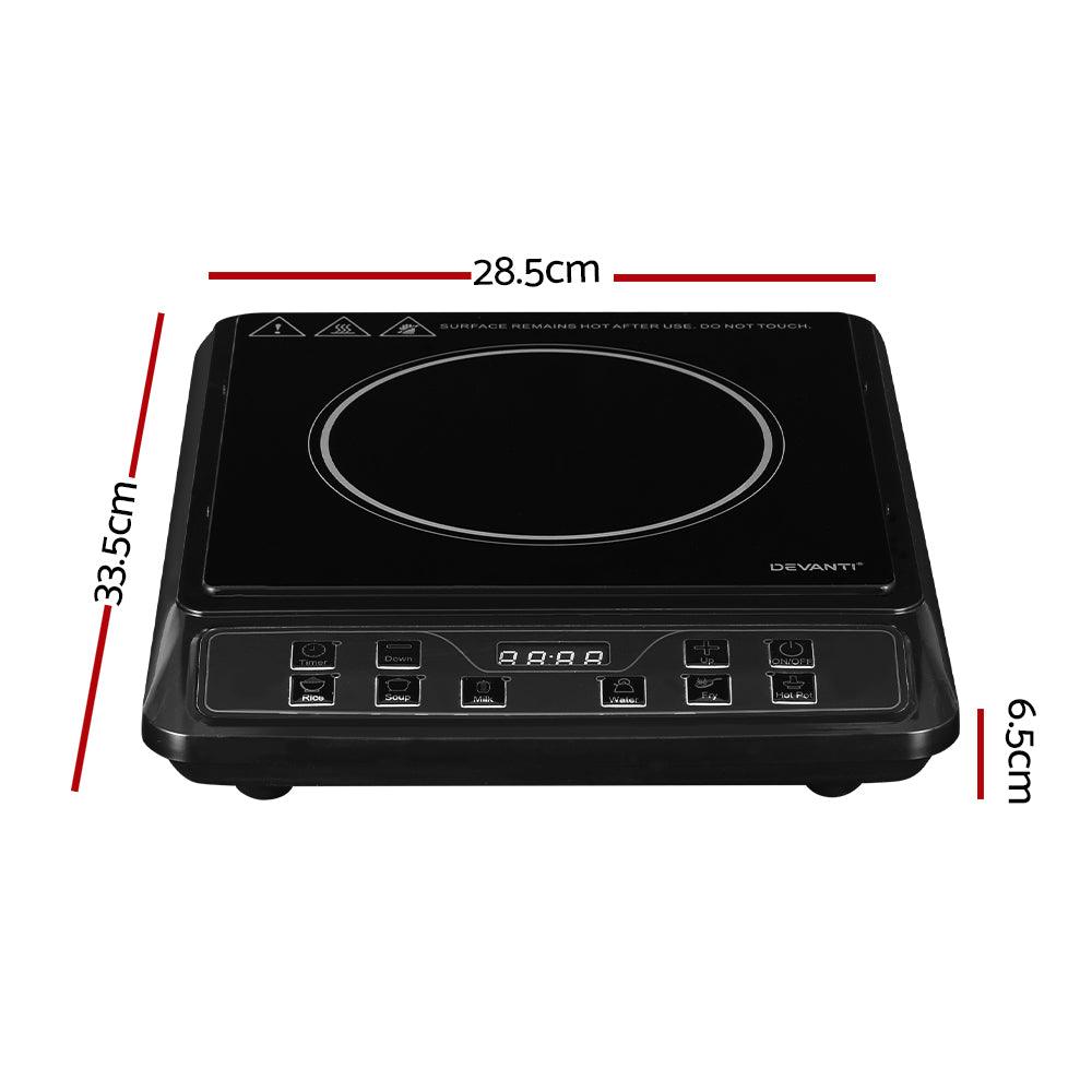 Buy Devanti Induction Cooktop 30cm Portable Cooker discounted | Products On Sale Australia