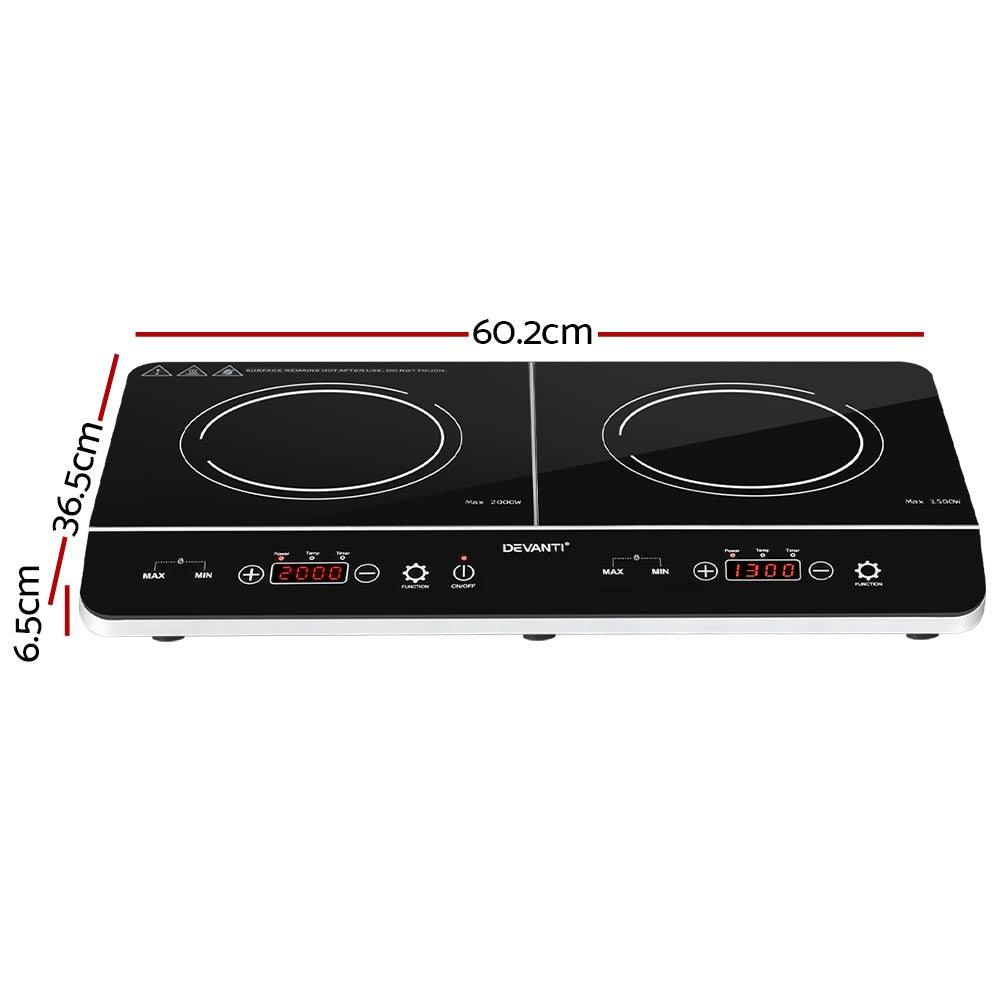 Buy Devanti Induction Cooktop 60cm Portable Cooker discounted | Products On Sale Australia