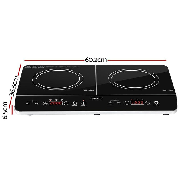 Buy Devanti Induction Cooktop 60cm Portable Cooker discounted | Products On Sale Australia