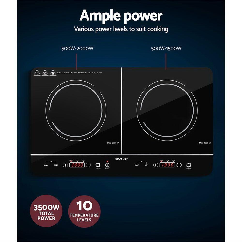 Buy Devanti Induction Cooktop 60cm Portable Cooker discounted | Products On Sale Australia