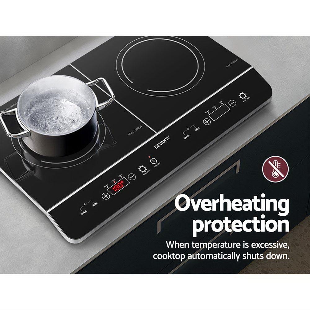 Buy Devanti Induction Cooktop 60cm Portable Cooker discounted | Products On Sale Australia