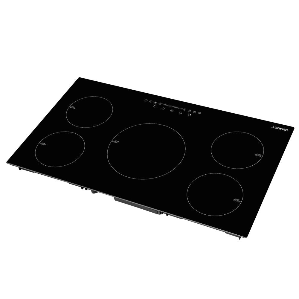 Buy Devanti Induction Cooktop 90cm Electric Cooker discounted | Products On Sale Australia