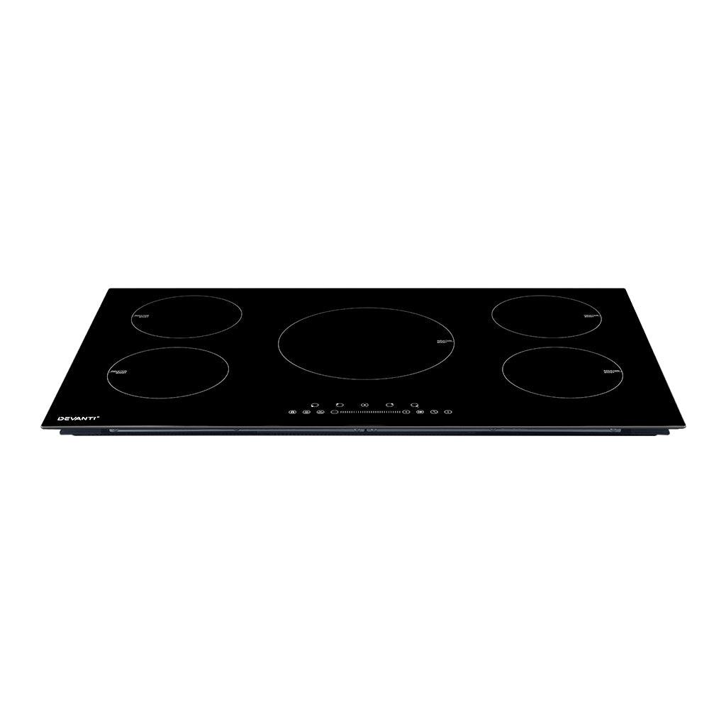 Buy Devanti Induction Cooktop 90cm Electric Cooker discounted | Products On Sale Australia