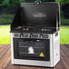 Buy Devanti Portable Gas Oven LPG Silver discounted | Products On Sale Australia