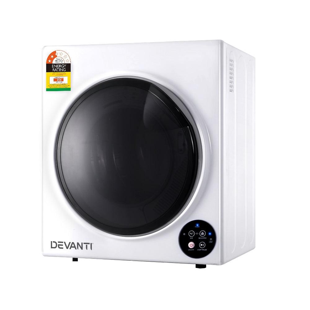 Buy Devanti Tumble Dryer 5kg Fully Auto Black discounted | Products On Sale Australia