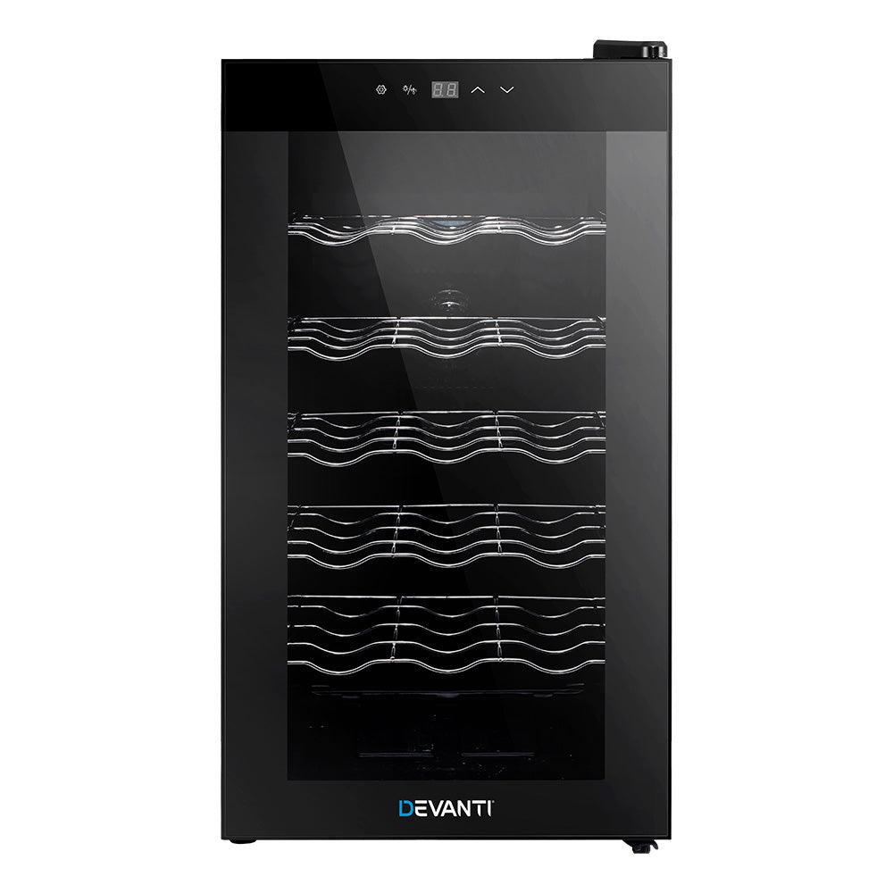 Buy Devanti Wine Cooler Fridge 18 Bottles discounted | Products On Sale Australia