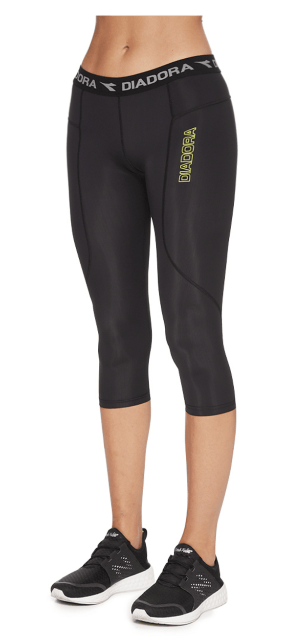 DIADORA Ladies Compression Sports 3/4 Tights Gym Yoga Thermals - Black - 16 Products On Sale Australia | Sports & Fitness > Exercise, Gym and Fitness Category