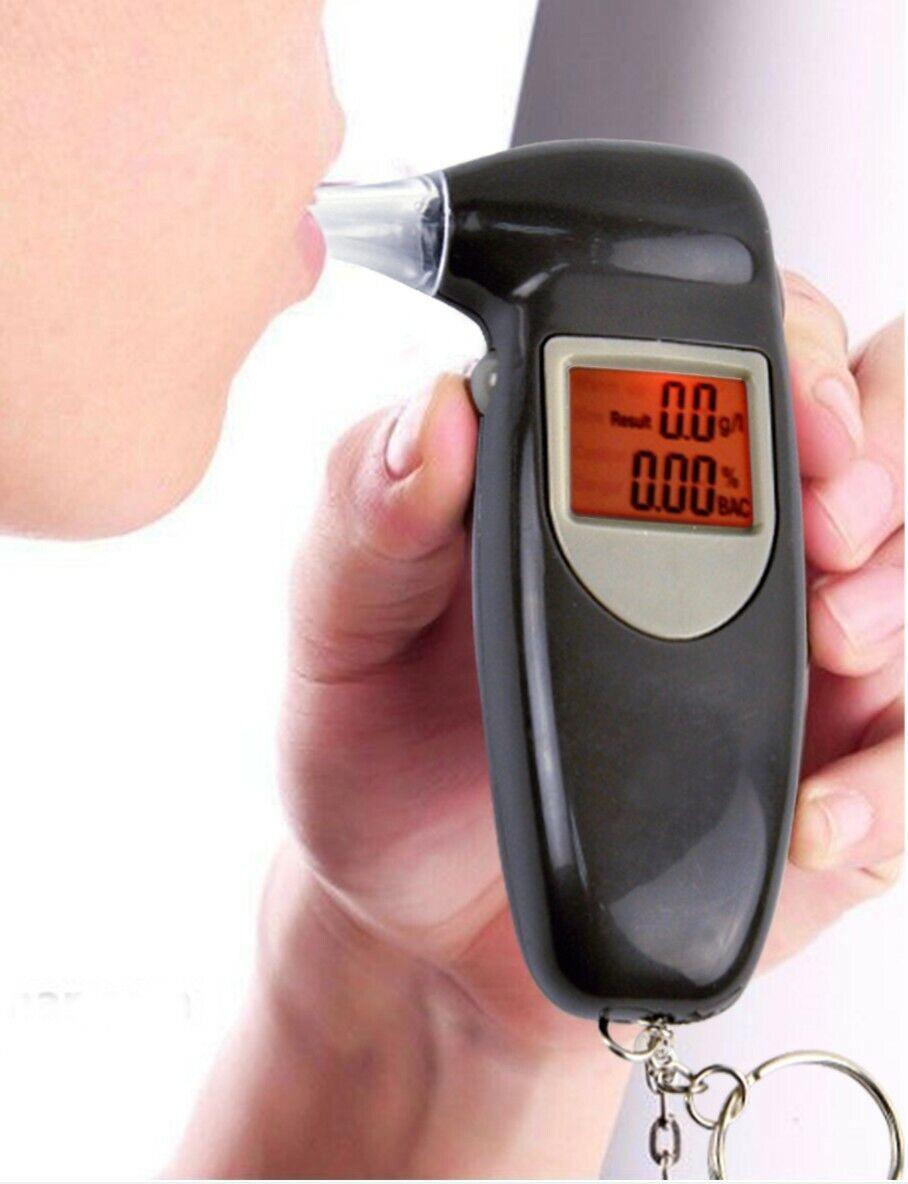 Buy Digital Alcohol Tester LCD Police Breathalyser Grade Accuracy Portable Keychain - FREE POST discounted | Products On Sale Australia