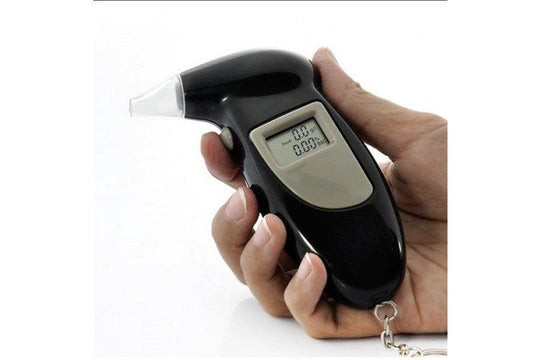 Buy Digital Alcohol Tester LCD Police Breathalyser Grade Accuracy Portable Keychain - FREE POST discounted | Products On Sale Australia