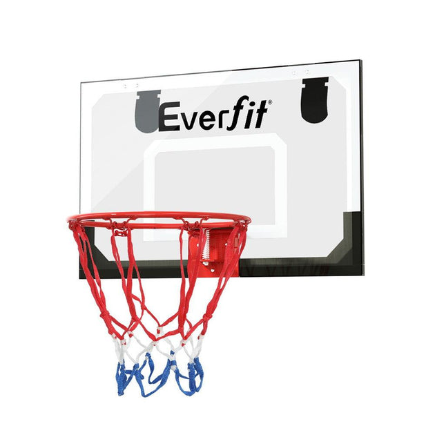 Buy Everfit 23" Mini Basketball Hoop Backboard Door Wall Mounted Sports Kids Black discounted | Products On Sale Australia