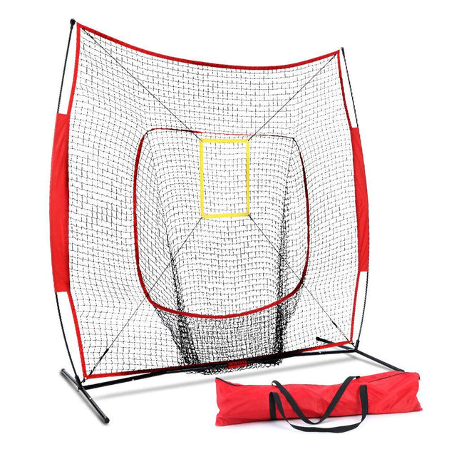 Everfit 7ft Baseball Net Pitching Kit with Stand Softball Training Aid Sports Products On Sale Australia | Sports & Fitness > Fitness Accessories Category