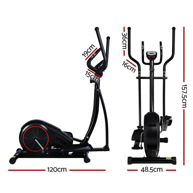 Everfit Exercise Bike Elliptical Cross Trainer Home Gym Fitness Machine LCD Products On Sale Australia | Sports & Fitness > Fitness Accessories Category