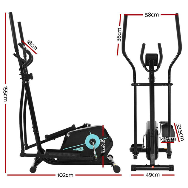 Everfit Exercise Bike Elliptical Cross Trainer Home Gym Fitness Machine Magnetic Products On Sale Australia | Sports & Fitness > Fitness Accessories Category
