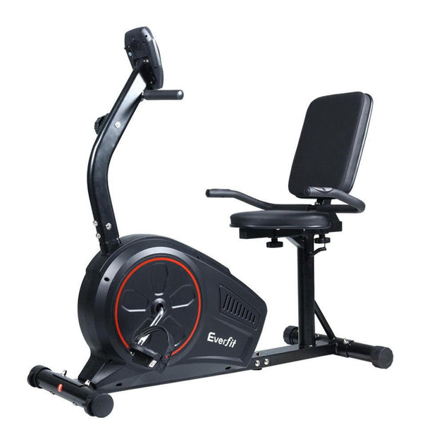 Everfit Exercise Bike Magnetic Recumbent Indoor Cycling Home Gym Cardio 8 Level Products On Sale Australia | Sports & Fitness > Fitness Accessories Category