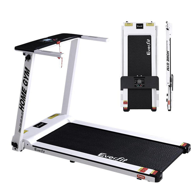 Everfit Treadmill Electric Home Gym Fitness Excercise Fully Foldable 420mm White Products On Sale Australia | Sports & Fitness > Fitness Accessories Category