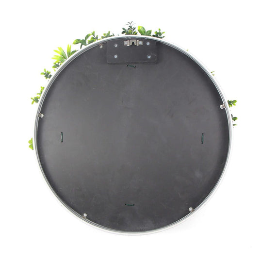 Buy Flowering White Artificial Green Wall Disc UV Resistant 50cm (White Frame) discounted | Products On Sale Australia