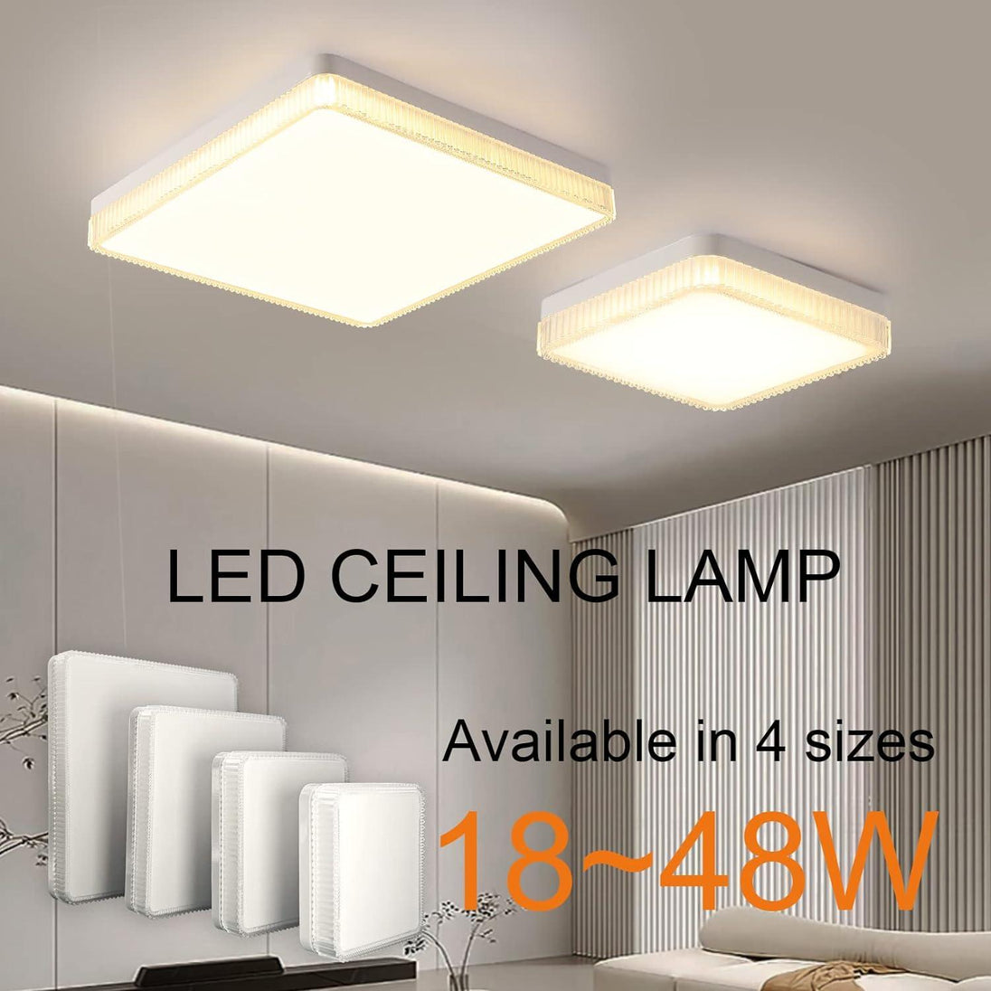 Buy Flush Mount Ceiling Lights LED, 3000K (15cm 18W) discounted | Products On Sale Australia