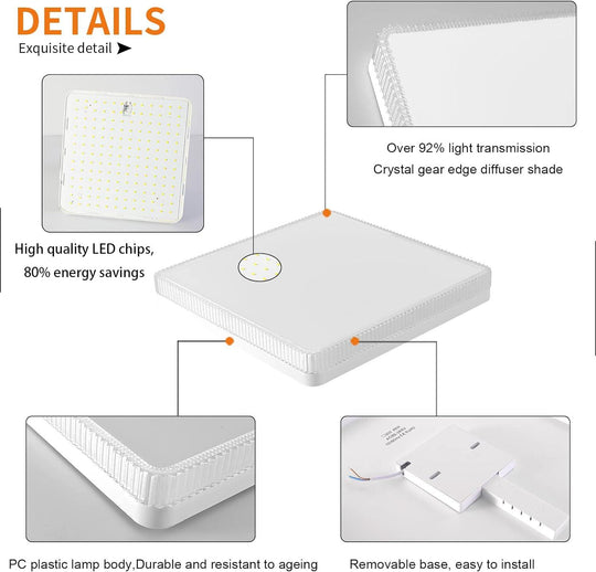 Buy Flush Mount Ceiling Lights LED, 3000K (15cm 18W) discounted | Products On Sale Australia