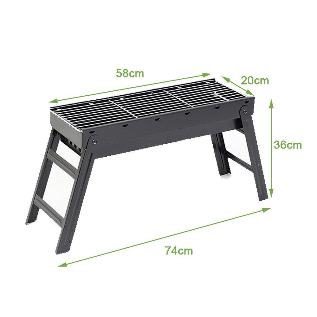 Buy Foldable Portable BBQ Charcoal Grill Barbecue Camping Hibachi Picnic discounted | Products On Sale Australia