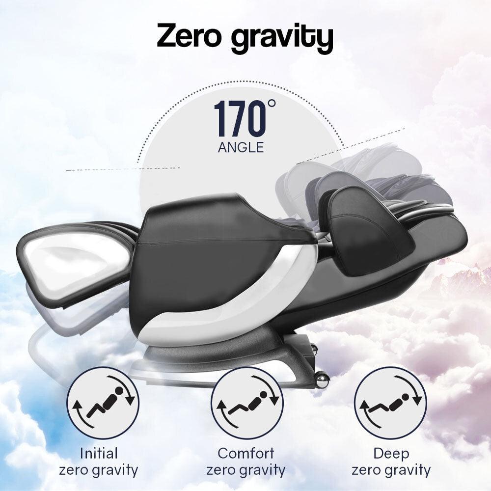 Buy FORTIA Electric Massage Chair Full Body Reclining Zero Gravity Recliner Back Kneading Massager discounted | Products On Sale Australia