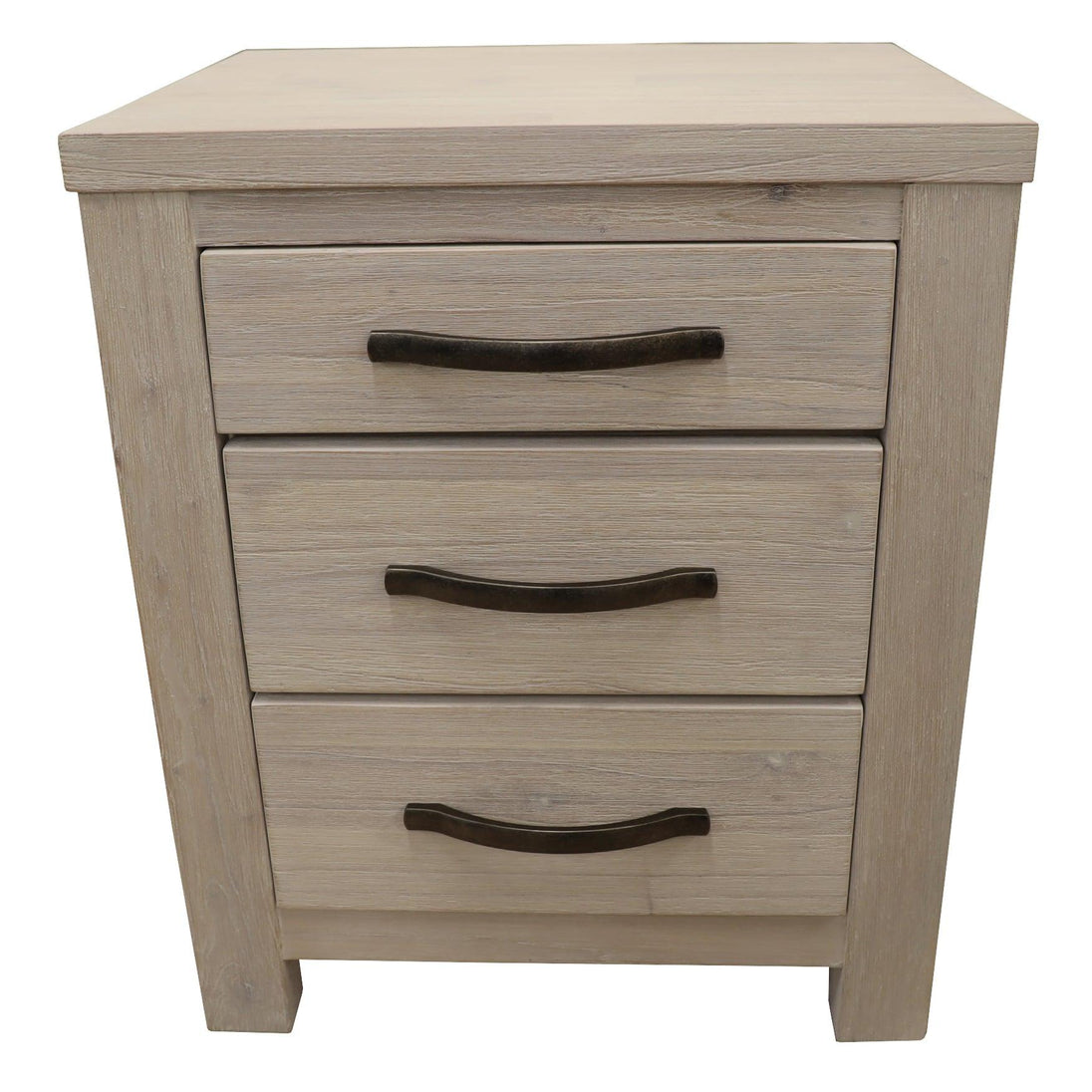 Buy Foxglove Bedside Tables 3 Drawers Storage Cabinet Shelf Side End Table - White discounted | Products On Sale Australia