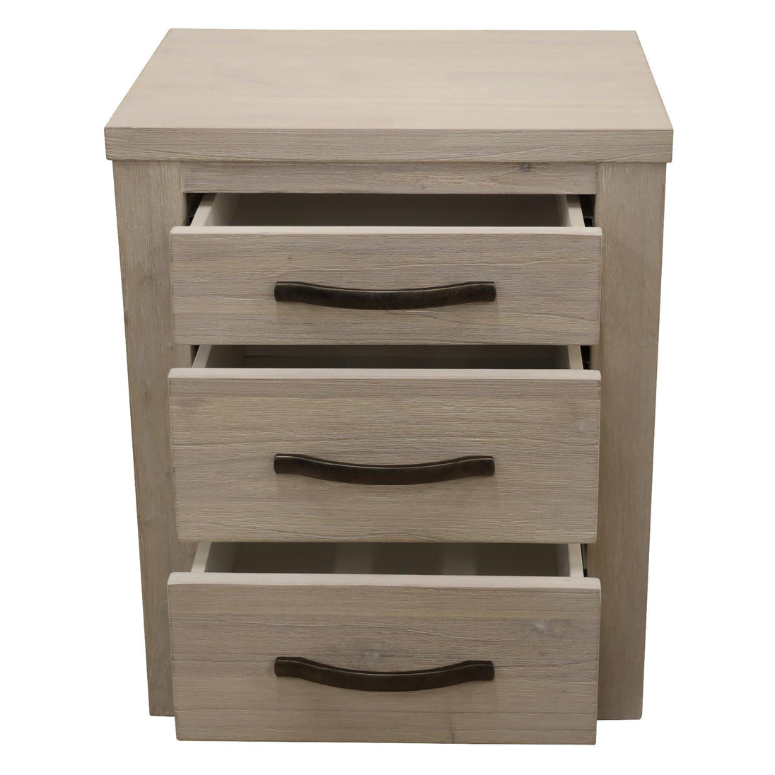 Buy Foxglove Bedside Tables 3 Drawers Storage Cabinet Shelf Side End Table - White discounted | Products On Sale Australia