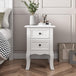 Buy French Bedside Table Nightstand White Set of 2 discounted | Products On Sale Australia