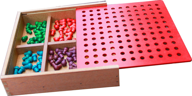 Buy Froebel Gifts J2- Pegs And Lacing Box discounted | Products On Sale Australia