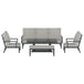 Buy Gardeon 5-Piece Outdoor Furniture Setting Table Chair Set Aluminium Sofa 7-Seater discounted | Products On Sale Australia