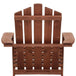 Buy Gardeon Adirondack Outdoor Chairs Wooden Beach Chair Patio Furniture Garden Brown discounted | Products On Sale Australia