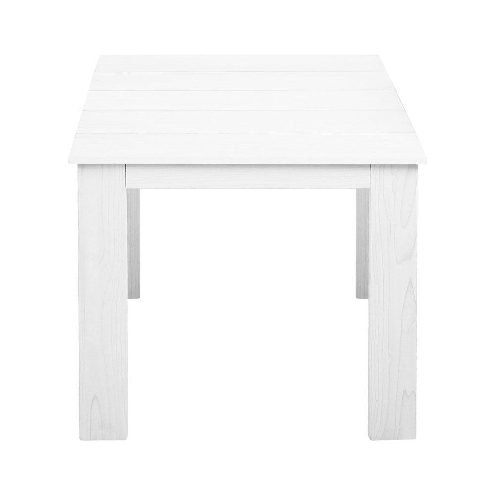 Buy Gardeon Coffee Side Table Wooden Desk Outdoor Furniture Camping Garden White discounted | Products On Sale Australia