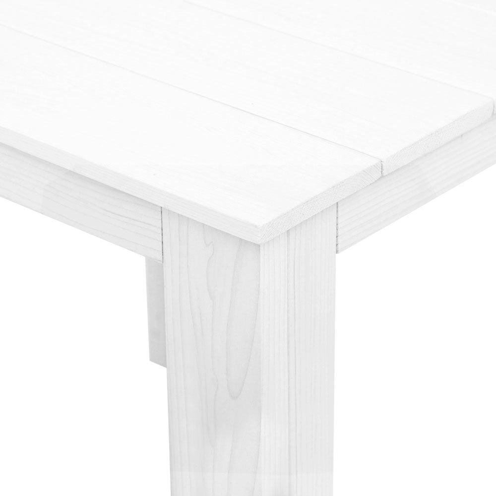 Buy Gardeon Coffee Side Table Wooden Desk Outdoor Furniture Camping Garden White discounted | Products On Sale Australia