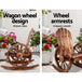 Buy Gardeon Wagon Wheels Rocking Chair - Brown discounted | Products On Sale Australia