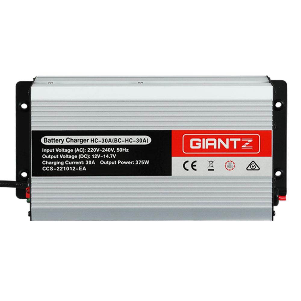 Buy Giantz 12V 30A Car Battery Charger 30Amp ATV 4WD Boat Caravan discounted | Products On Sale Australia