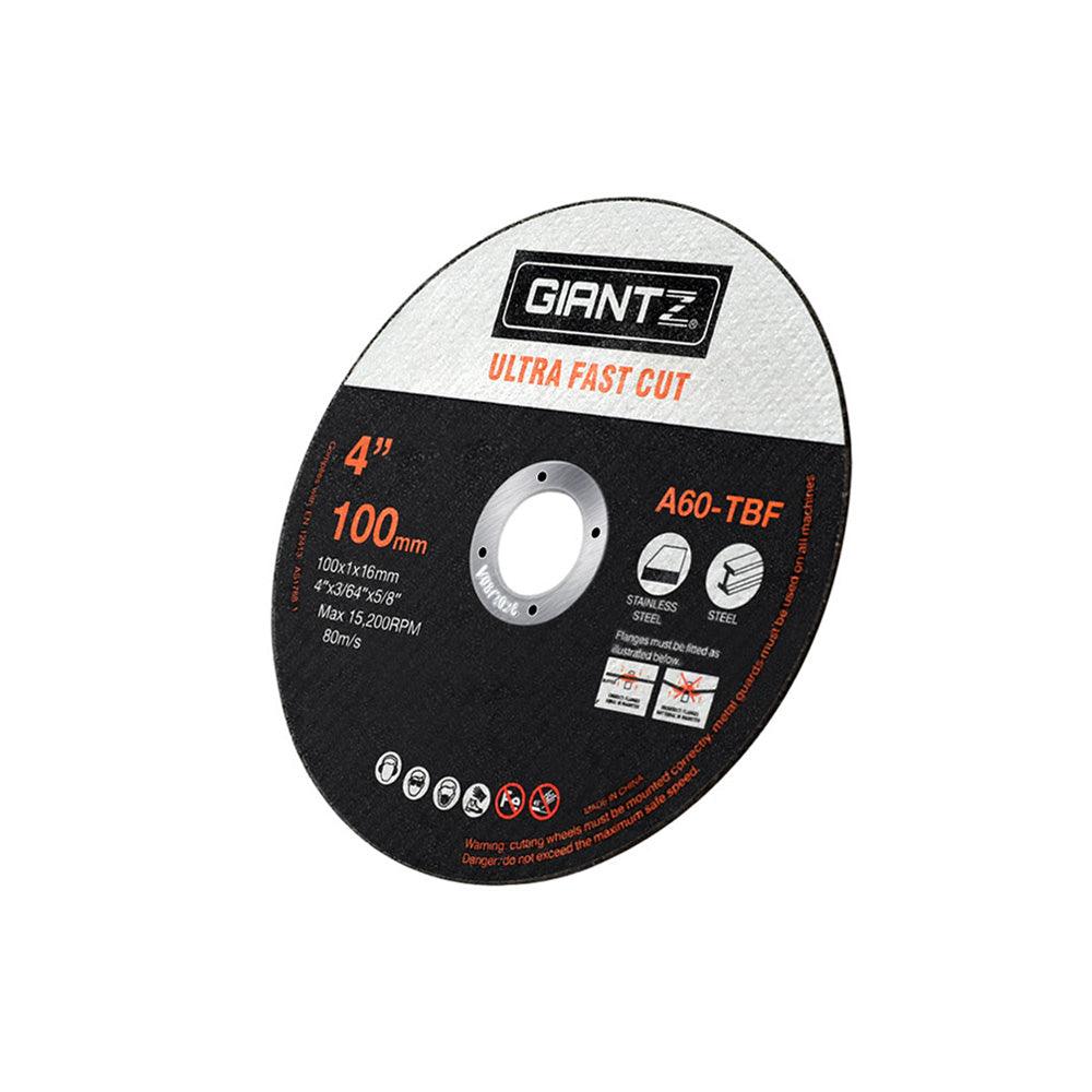 Buy Giantz 200-Piece Cutting Discs 4" 100mm,Giantz 200pcs 4" Cutting Discs 100mm Angle Grinder Thin Cut Off Wheel for Metal discounted | Products On Sale Australia