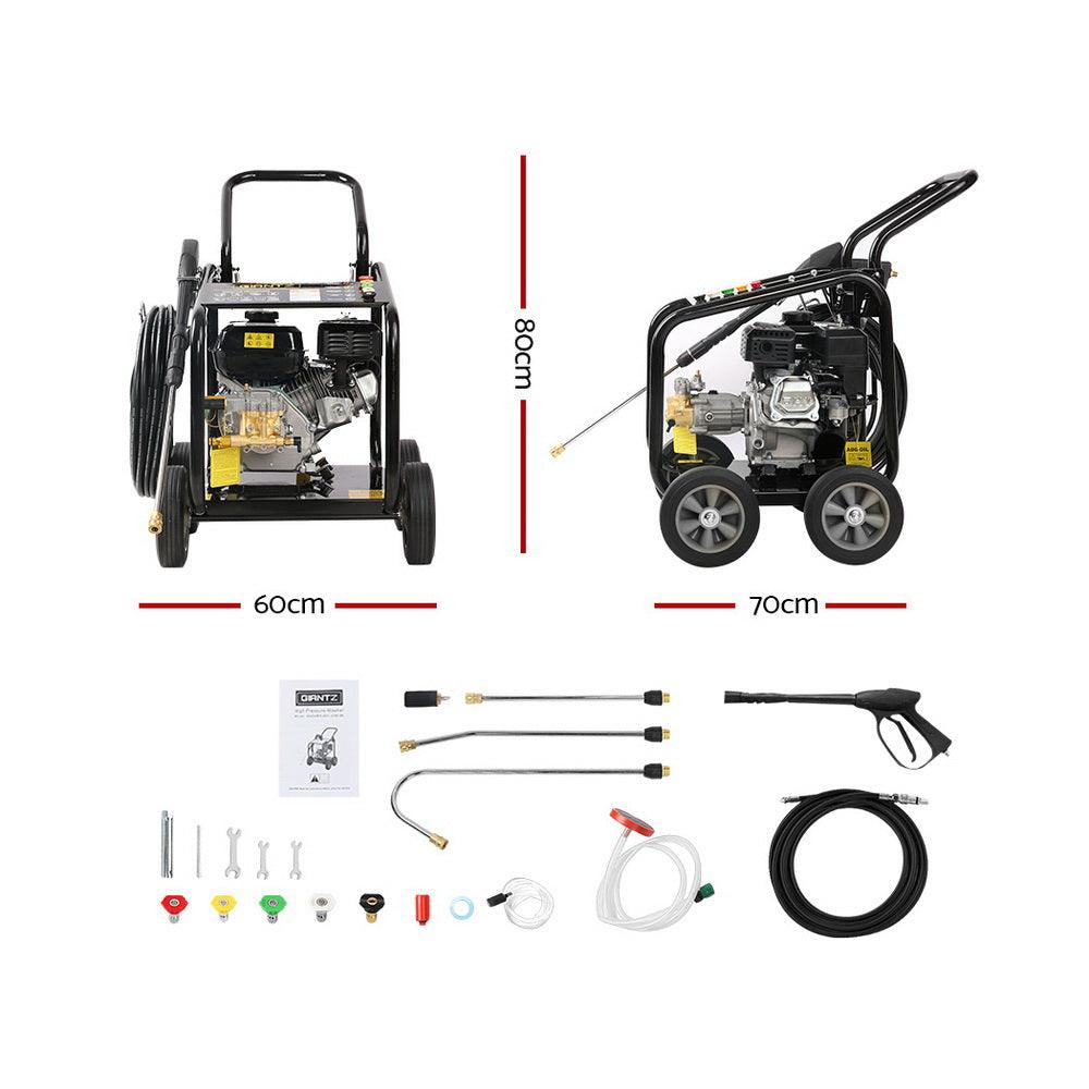 Buy Giantz 4800PSI Petrol High Pressure Cleaner Washer 10HP 20M Hose Gurney discounted | Products On Sale Australia